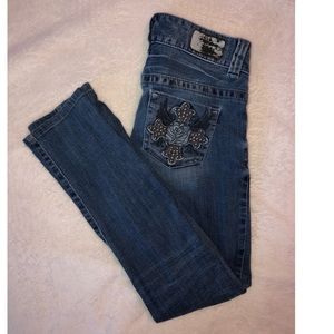Guess daredevil skinny jeans, size 24